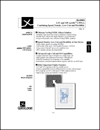 Click here to download QL2003-1PF144C Datasheet