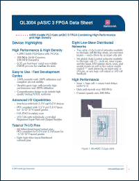 Click here to download QL3004-4PF100C Datasheet