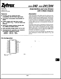Click here to download ZX74AHCT240J Datasheet