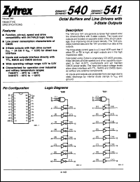 Click here to download ZX74HCT/LS541N1 Datasheet