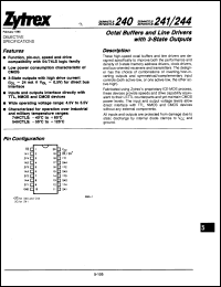Click here to download ZX74HCTLS240N Datasheet