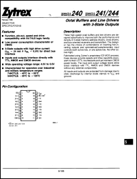 Click here to download ZX74HCT241N2 Datasheet