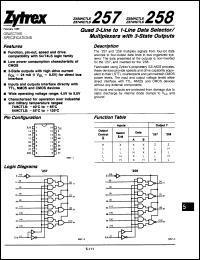 Click here to download ZX74HCTLS258N Datasheet