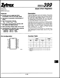 Click here to download ZX74HCTLS399J+ Datasheet