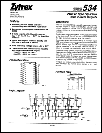 Click here to download ZX54AHCT534J+ Datasheet