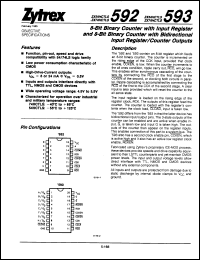 Click here to download ZX74HCTLS592J Datasheet