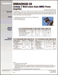 Click here to download RMBA09500-58 Datasheet