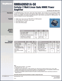 Click here to download RMBA09501A-58 Datasheet