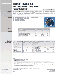 Click here to download RMBA19500A-58 Datasheet