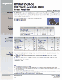 Click here to download RMBA19500-58 Datasheet