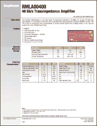 Click here to download RMLA00400 Datasheet