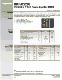 Click here to download RMPA29200 Datasheet