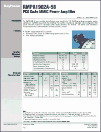 Click here to download RMPA1902A-58 Datasheet