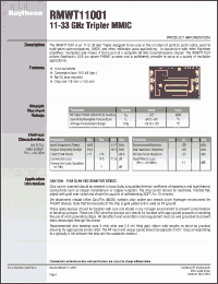 Click here to download RMWT11001 Datasheet