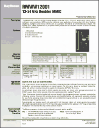 Click here to download RMWW12001 Datasheet