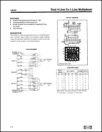 Click here to download 54LS153J03 Datasheet