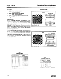 Click here to download 54LS138W03 Datasheet