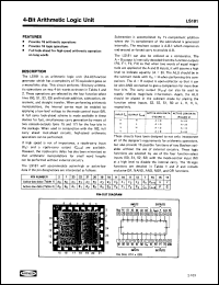 Click here to download 54LS181W Datasheet