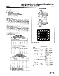 Click here to download 74LS255NA+1 Datasheet