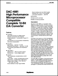 Click here to download DAC4881B Datasheet