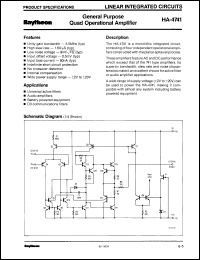 Click here to download HA4741M Datasheet