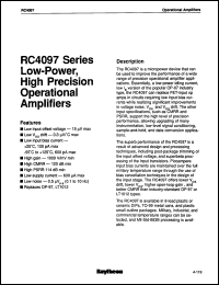 Click here to download RC4097AN Datasheet