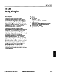 Click here to download RV4200D Datasheet