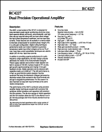 Click here to download RC4227FNB Datasheet