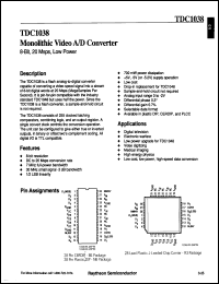 Click here to download TDC1038B6V Datasheet