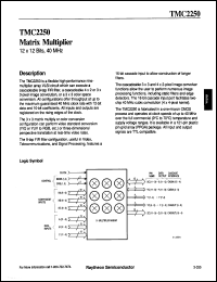 Click here to download TMC2250G1V Datasheet