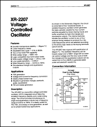 Click here to download XR2207P Datasheet