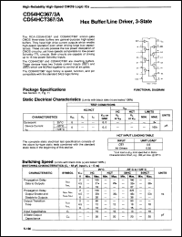 Click here to download CD54HC367F/3 Datasheet
