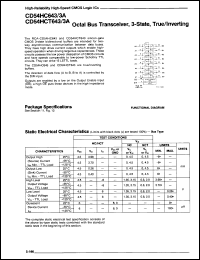 Click here to download CD54HC643F/3W Datasheet