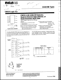 Click here to download CD4519BF Datasheet