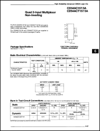 Click here to download CD54ACT157F Datasheet