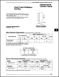 Click here to download CD74ACT158EX Datasheet