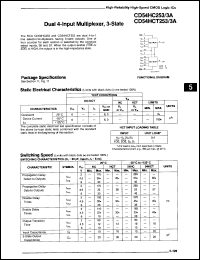 Click here to download CD54HC253F/3A Datasheet