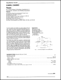 Click here to download CA555CSX Datasheet