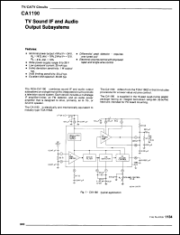 Click here to download CA1190GQX Datasheet