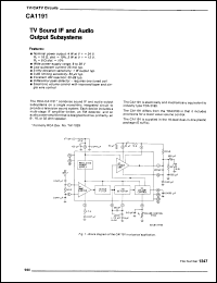 Click here to download CA1191E Datasheet