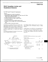 Click here to download CA2111AQ Datasheet