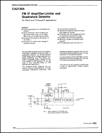 Click here to download CA2136AQ Datasheet