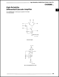 Click here to download CA3028BM96 Datasheet