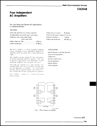 Click here to download CA3048 Datasheet