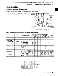 Click here to download CA3085ASX Datasheet