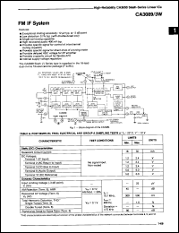 Click here to download CA3089F/3W Datasheet