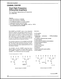 Click here to download CA3102H Datasheet