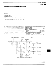 Click here to download CA3125EX Datasheet