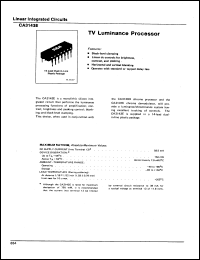 Click here to download CA3143EX Datasheet