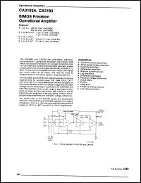 Click here to download CA3193T/1 Datasheet